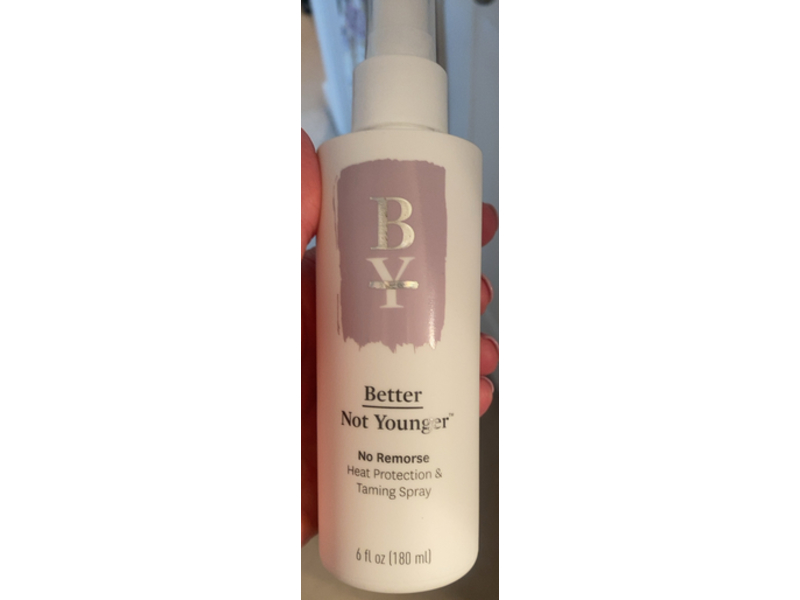 Better Not Younger No Remorse Heat Protection & Taming Spray, 6 fl oz/180 mL