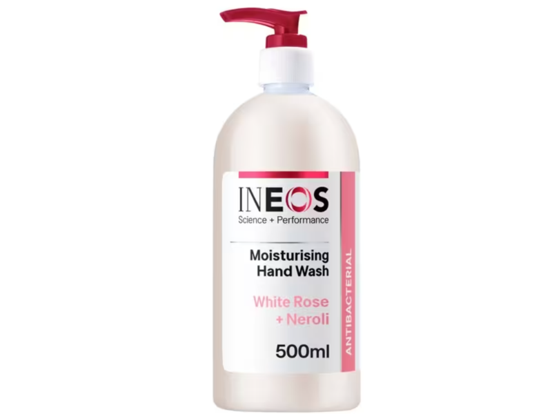Ineos Moisturising Handwash, 33 White Rose + Neroli, 500 mL
