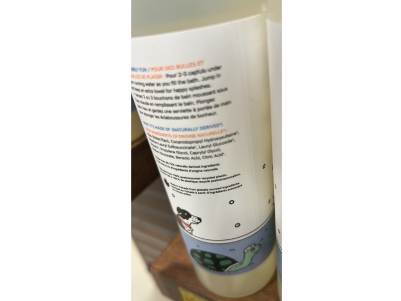 The Unscented Company Kids Big Bubble Bath, 16.9 fl oz/500 mL