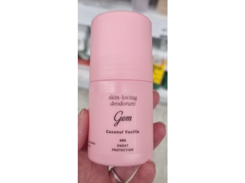 Gem Skin-Loving Deodorant, Coconut Vanilla, 50 mL
