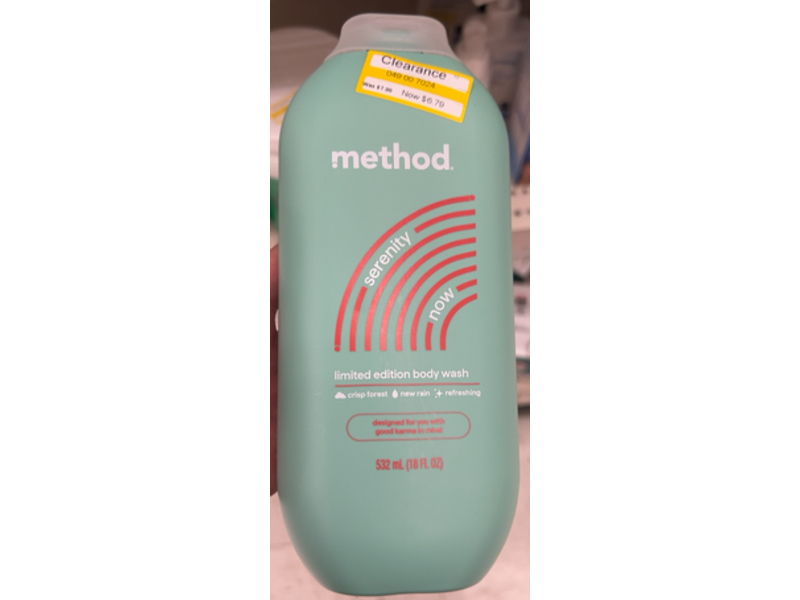 Method Limited Edition Body Wash, Serenity Now, 18 fl oz/532 mL