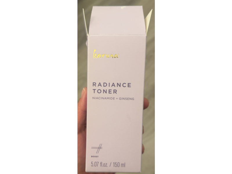 Karuna Radiance Toner, Niacinamide + Ginseng, 5.07 fl oz/150 mL