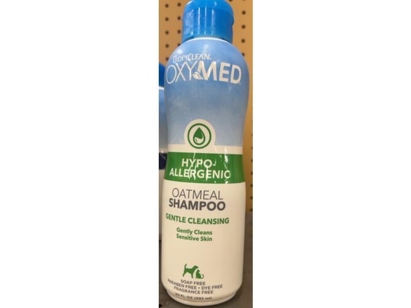 Tropiclean Oxymed Oatmeal Shampoo, 20 fl oz/592 mL
