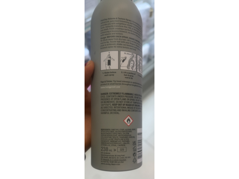 Living Proof Full Dry Volume &Texture Spray, 7.5 fl oz/238 mL