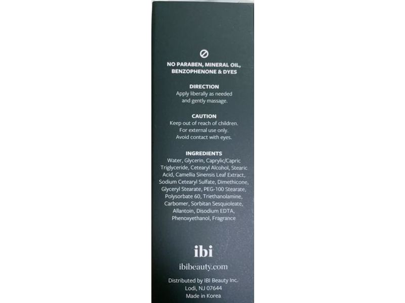 Ibi Beauty Hand & Body Cream, Green Tea, 2 oz/60 mL, Pack Of 3