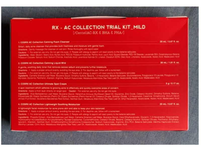 Cosrx Acne Hero Mild 4-Step Kit