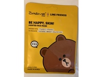 The Creme Shop Line Friends Printed Face Mask, Be Happy, 0.88 oz/25 g - thumbnail 2