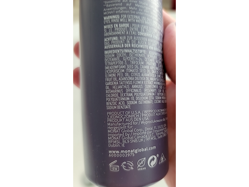 Monat Ir Clinical Thickening Shampoo, 8 fl oz/237 mL