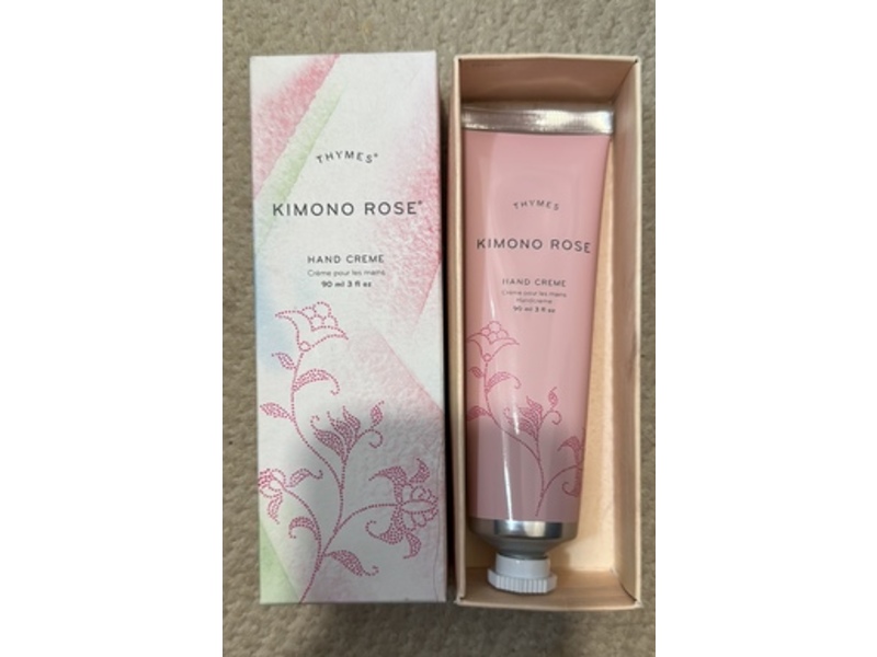 Thymes Hand Cream, Kimono Rose, 3 fl oz/90 mL