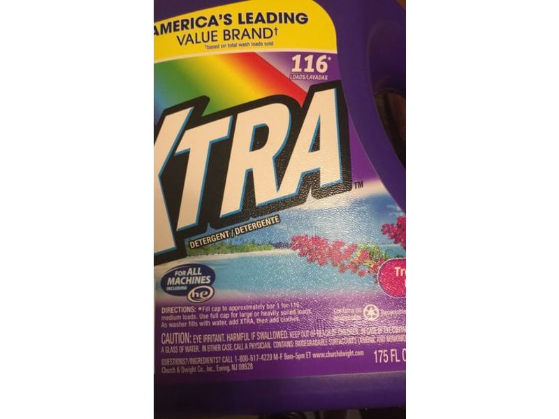 Xtra Detergent, Tropical Passion, 116 Loads, 175 fl oz/5.17 L