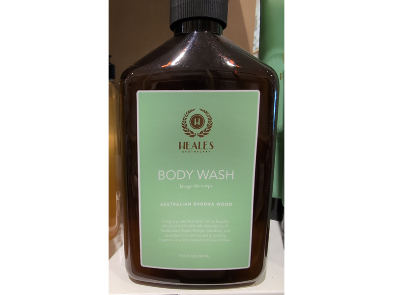 Heales Apothecary Body Wash, Australian Buddha Wood, 11.5 fl oz/340 mL