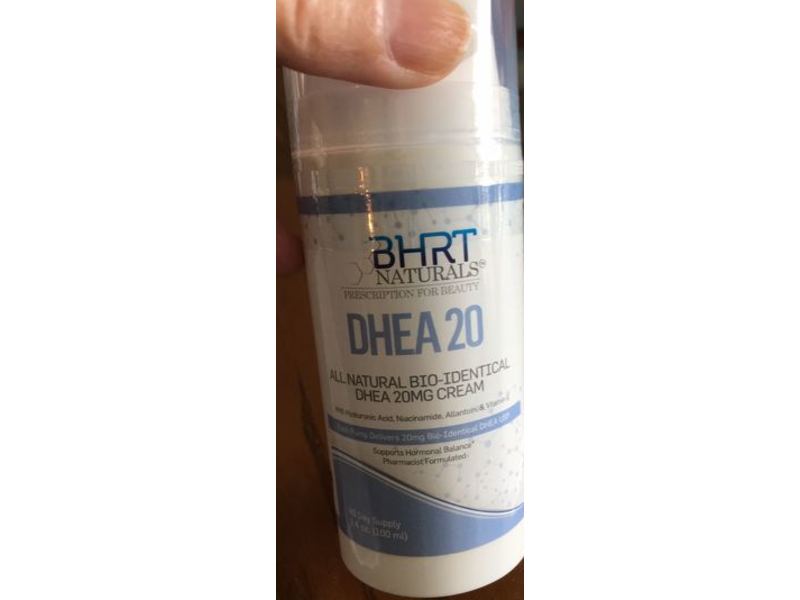 BHRT Naturals DHEA 20 Cream, 3.4 oz/100 mL