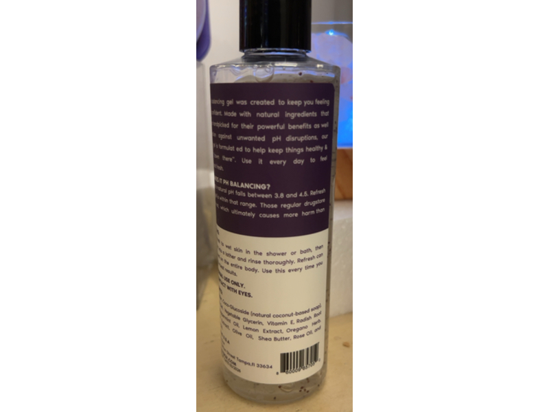 Her Fantasy Box Refresh Feminine Cleansing Gel, 8 fl oz