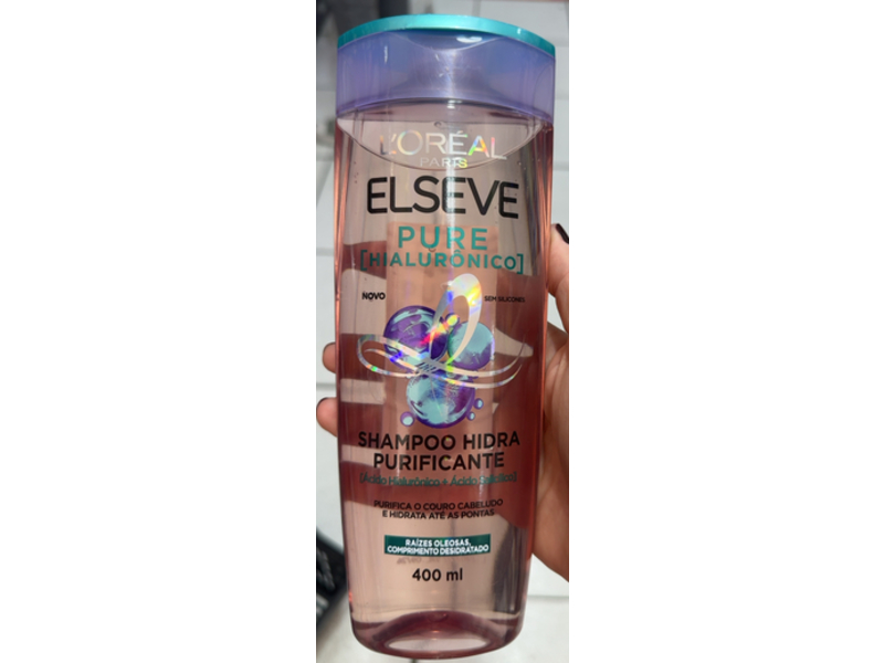 L'Oreal Paris Elseve Pure Hyaluronic Shampoo, 400 mL