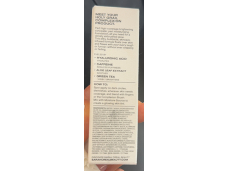 Sarah Creal Beauty Face Flex Concealer & Complexion Enhancer, 2.0 Fair Warm, 0.30 fl oz/9 mL