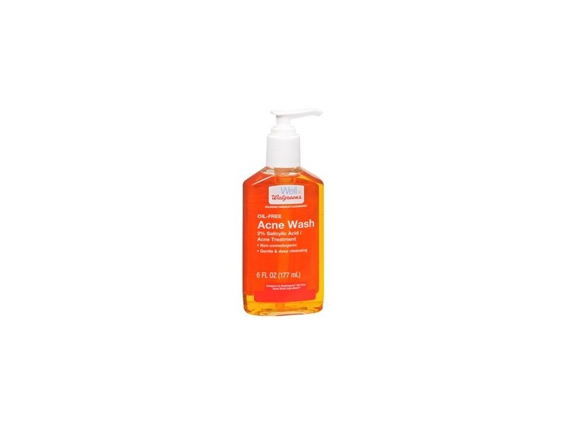 Walgreens Acne Wash, Oil Free, 6 fl oz Ingredients and Reviews
