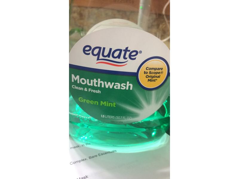 Equate Green Mint Mouthwash Ingredients and Reviews