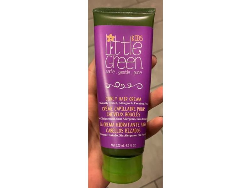 Little Green Kids Curly Hair Cream, 4.2 fl oz/125 ml