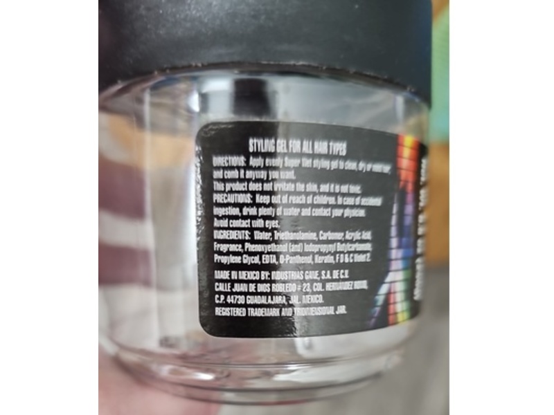 Super Wet Hair Styling Gel, Maximum Hold, 8.8 oz/250 g