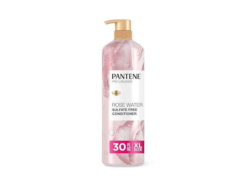 Pantene Pro-V Blends Sulfate Free Conditioner, Rose Water, 30 fl oz/888 mL
