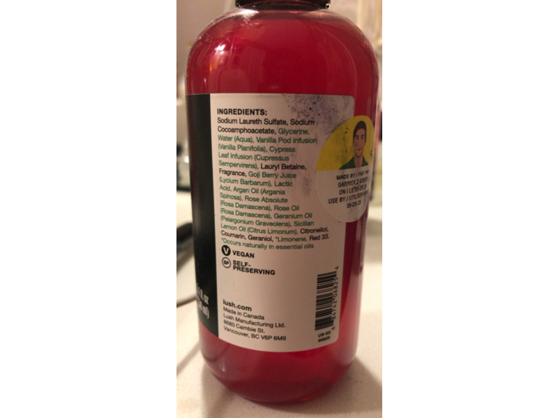 Lush Shower Gel, Rose Jam, 8.4 fl oz/250 mL