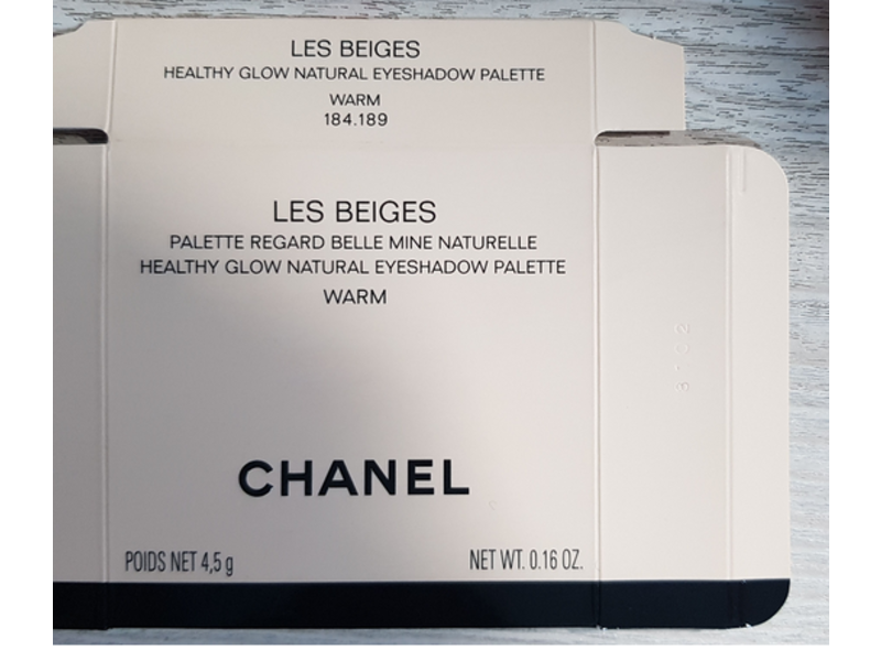 Chanel Les Beiges Eyeshadow Palette, Warm, 0.16 oz/4.5 g