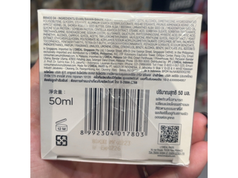 L'oreal Paris Revitalift Moisturizing Night Cream, Centella Asiatica + Pro - Retinol A, 50 mL