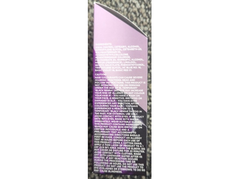 Bleach London Semi-Permanent Hair Dye, Bruised Violet, One Application