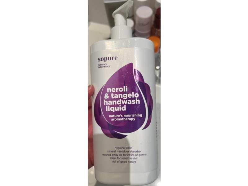 SoPure Handwash Liquid, Neroli & Tangelo, 500 mL