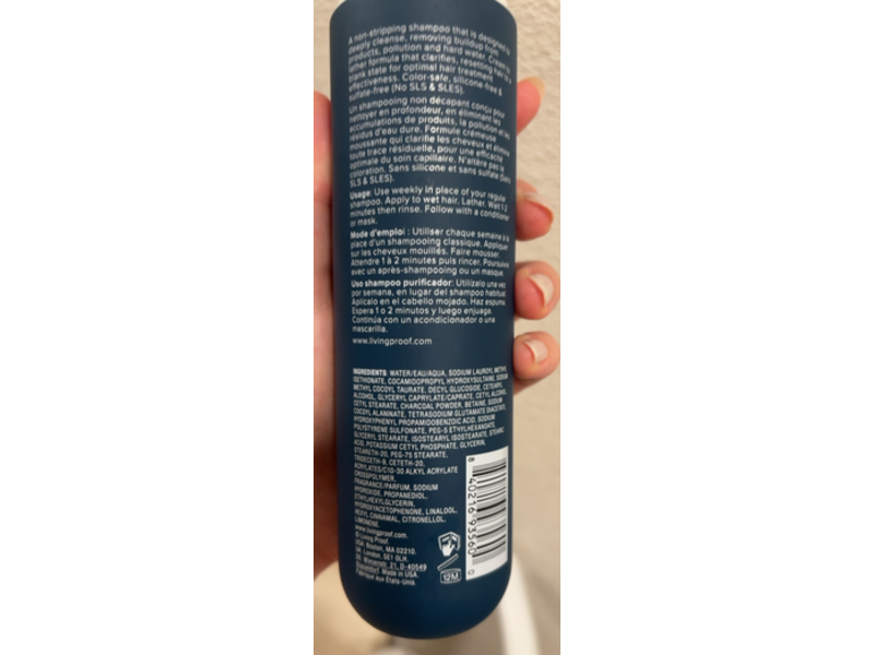 Living Proof Clarifying Detox Shampoo, 8.0 fl oz/236 mL