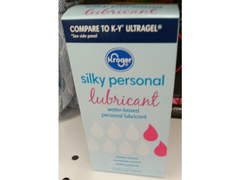 Kroger Silky Personal Lubricant, 2.5 fl oz/74 mL