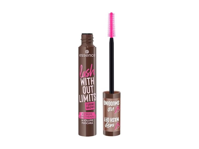 Essence Lash Without Limits Tubing Brows Extreme Lengthening & Volume Mascara, 05 Brown Tubing, 0.43 fl oz/13 mL