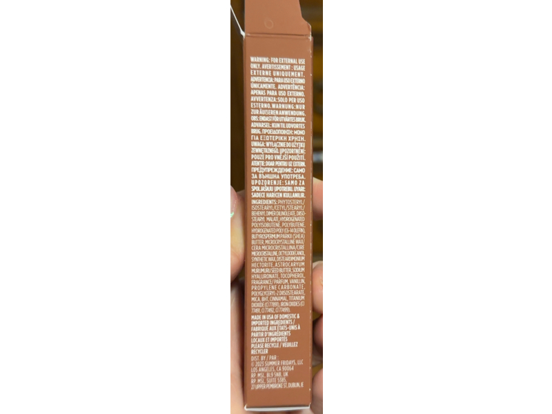 Summer Fridays Lip Butter Balm, Iced Coffee, 0.5 oz/15 g