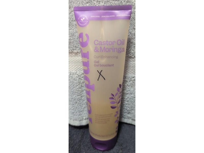 Renpure Curl Enhancing Gel, Castor Oil & Moringa, 8 oz/227 g