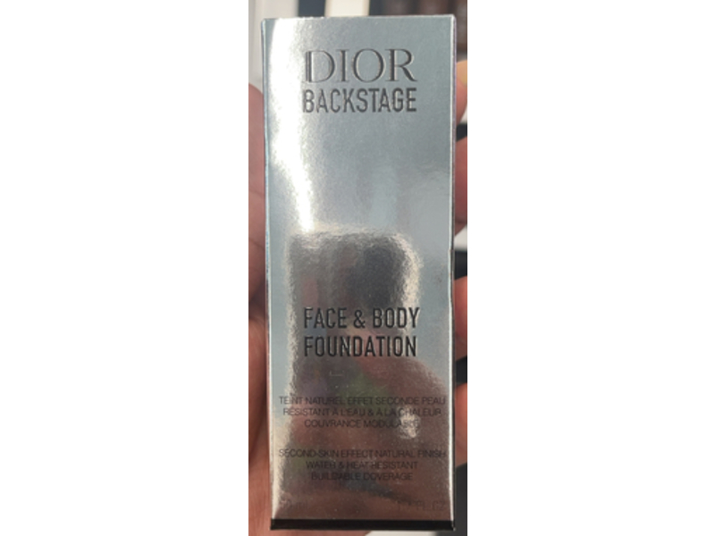 Dior Backstage Face & Body Foundation, 10 N, 1.7 fl oz/50 mL