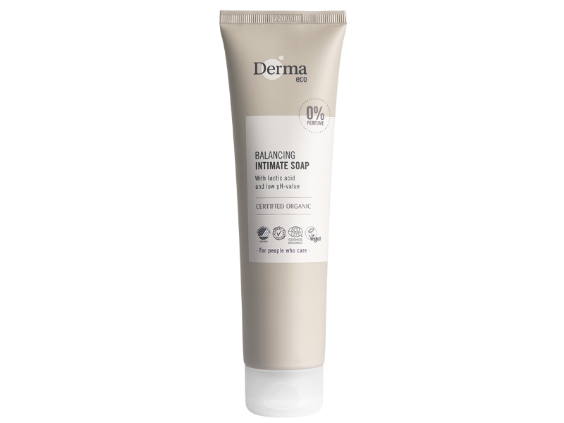 Derma Eco Balancing Intimate Soap, Lactic Acid, 150 mL
