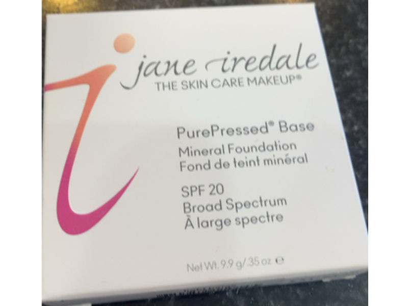 Jane Iredale Purepressed Base Mineral Foundation, Cool Light Beige, Spf 20, 0.35 oz/9.9 g