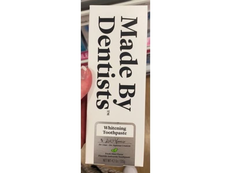 Made By Dentists Whitening Toothpaste, Fresh Mint, 4.2 oz/120 g