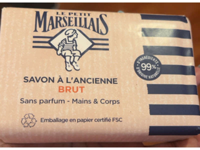 Le Petit Marseillais Sans Parfum Mains & Corps Bar Soap, 300 g