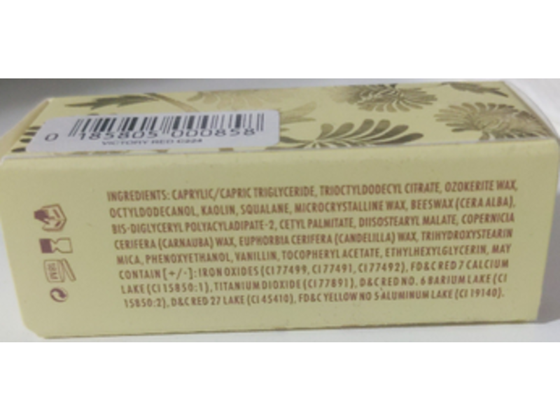 Besame Cosmetics Classic Color Lipstick, Victory Red Lipstick 1941, 0.12 oz/3.5 g