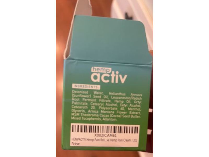 Hemp Activ Hemp Relief Cream