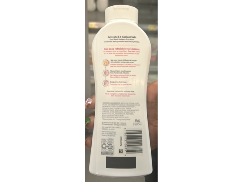 Olay Body Wash, Fresh Radiance, 22 fl oz/650 mL
