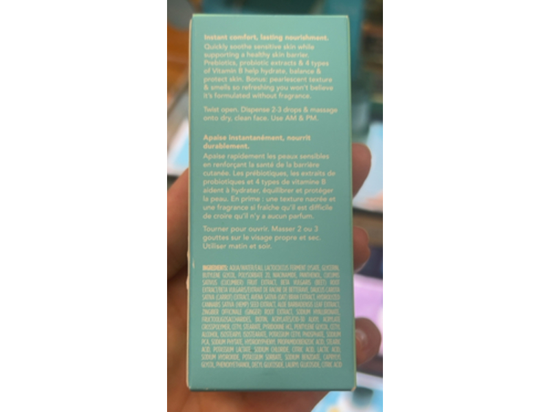 Tula Skincare Sensitive Skin Treatment Serum, Calming Vitamin B, 1 fl oz/30 mL