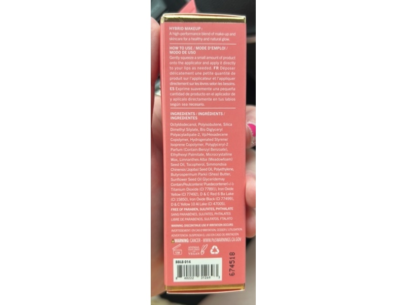 Moira Butter Bliss Lip Balm, 014 Peachy Passion, 0.35 oz/10 g