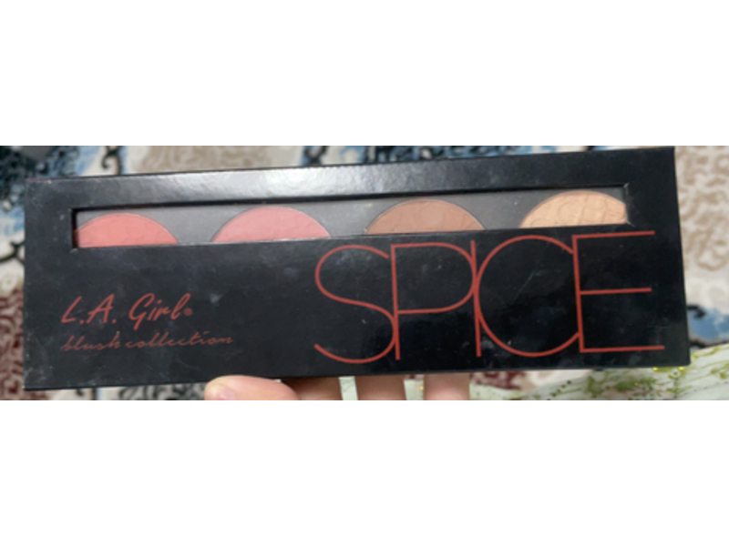La Girl Beauty Brick Blush Palette, Spice, 0.77 oz/22g