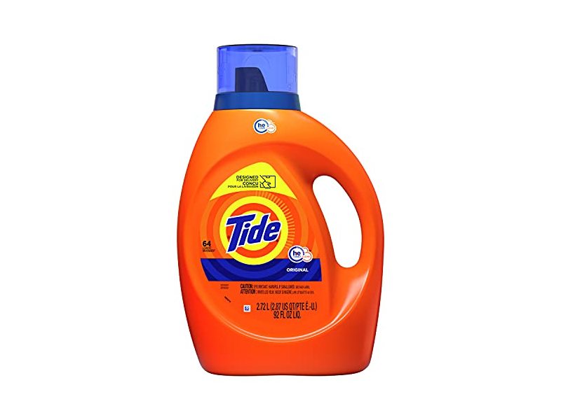 Tide Liquid Laundry Detergent, Original, 64 Loads, 92 fl oz/2.72 L