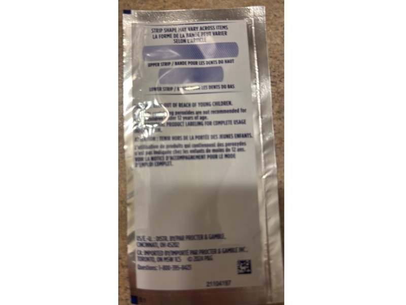 Crest 3D Whitestrips Dental Whitening Treatment, 2 Count