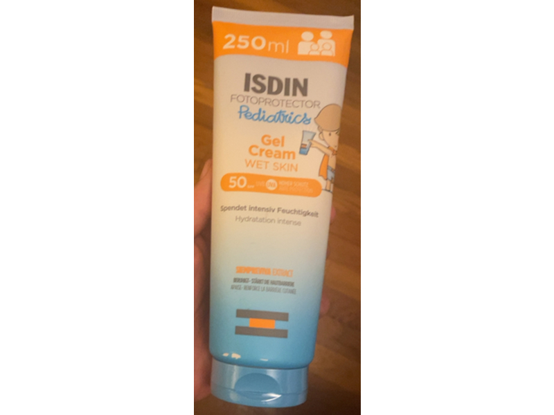 Isdin Fotoprotector Pediatrics Gel Cream, SPF 50, 250 mL