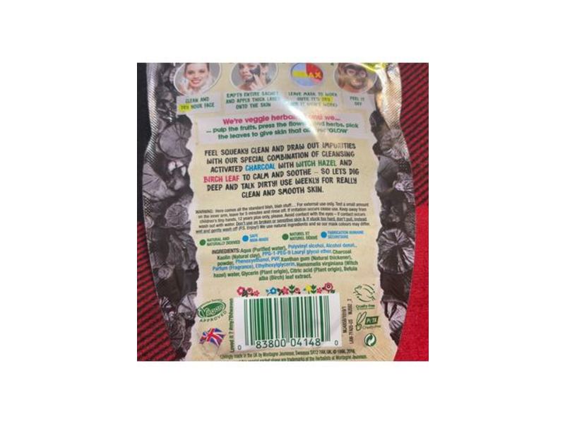 7Th Heaven Peel-Off Mask, Charcoal, 0.3 fl oz/10 mL, Pack Of 3