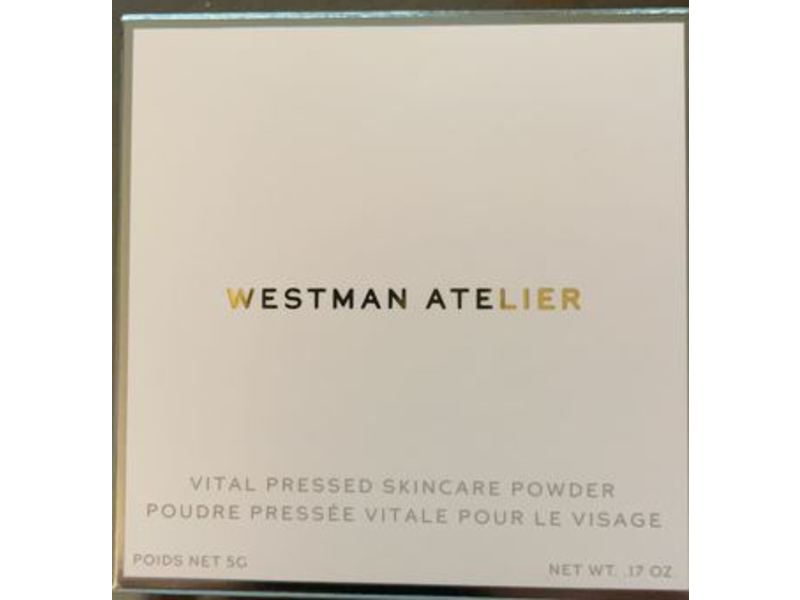 Westman Atelier Vital Pressed Skincare Powder, Translucent, 0.17 oz/5 g